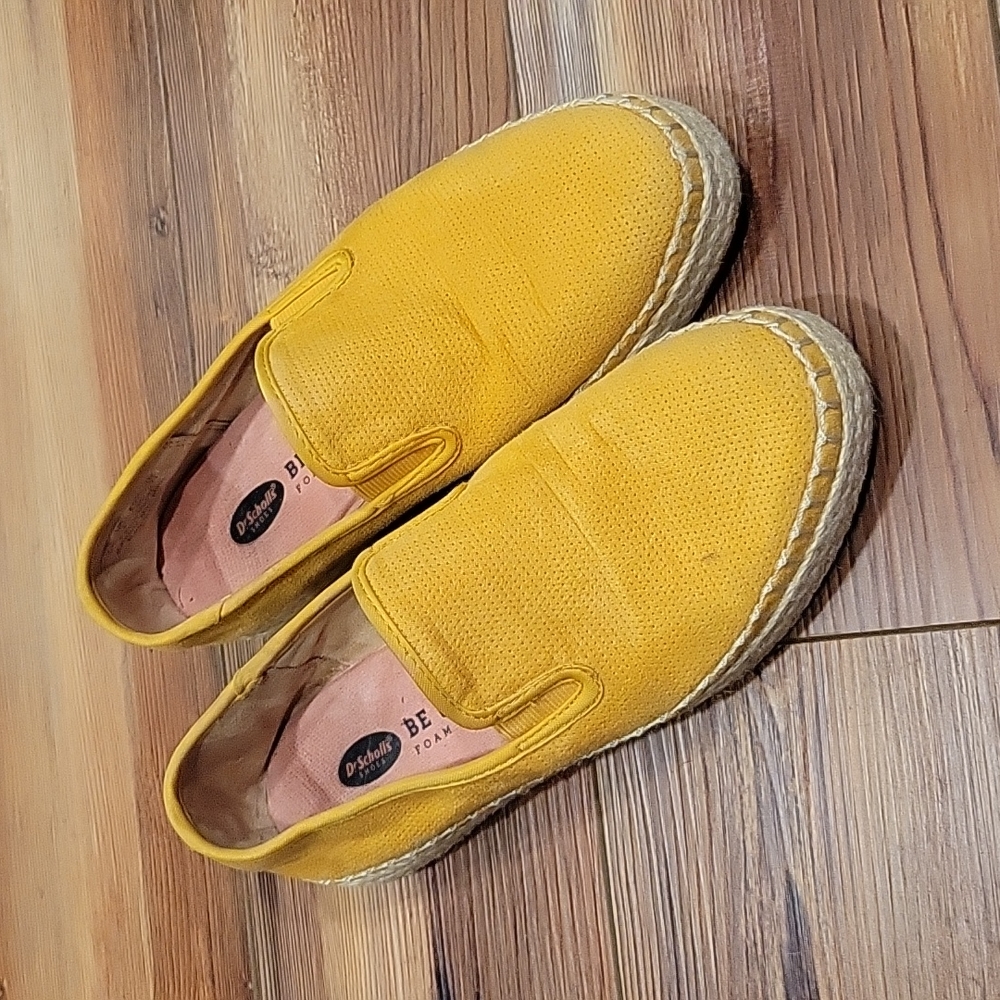 Dr Scholls Golden yellow shoes